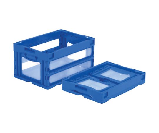 折りたたみコンテナー 559040 マドコンO-40Bブルー