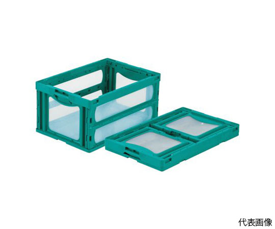 折りたたみコンテナー 559070 マドコンO-75Bブルー