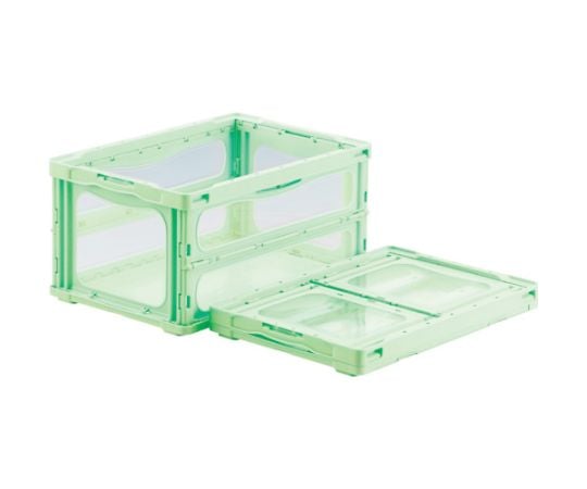 折りたたみコンテナー 559160 マドコンライトO-40Bグリーン