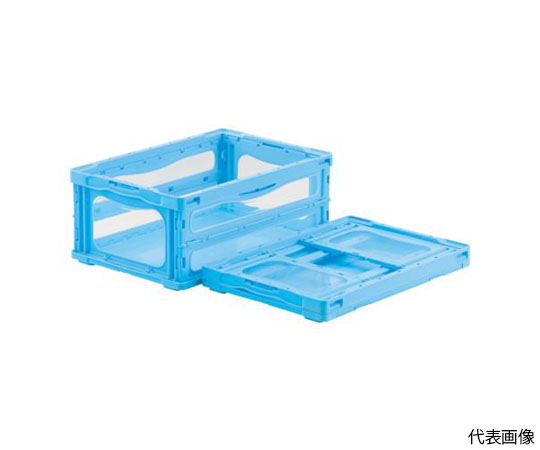 折りたたみコンテナー 559160 マドコンライトO-40Bピンク