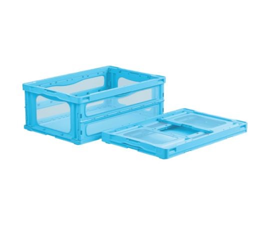 折りたたみコンテナー 559210 マドコンライトO-55Bブルー