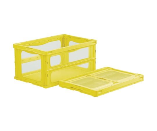 折りたたみコンテナー 559190 マドコンライトO-75Bイエロー