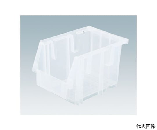 TRUSCO(トラスコ) VN型コンテナ 0.6L 半透明 VN-1N-TM × 40個 ケース販売 ＶＮ型コンテナ ０．６Ｌ VN1NTM ＴＲＵＳＣＯ パーツケース 半透明