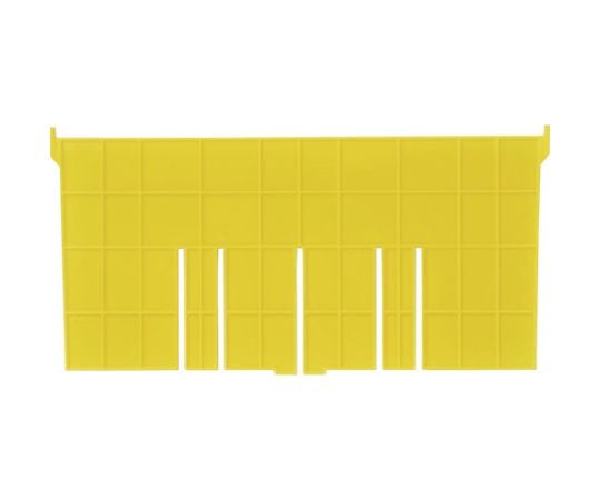 F型コンテナF-17用長手用仕切板　外寸：365×183　黄