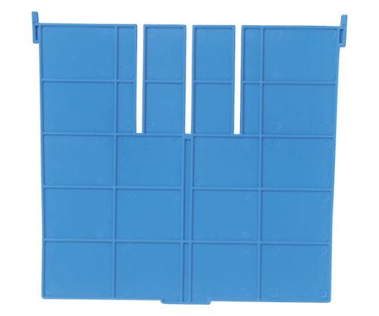 F型コンテナF-21用長手仕切板：365×230　青