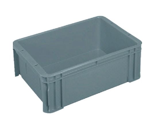S型コンテナ有効内寸340×230×128mm　グレー