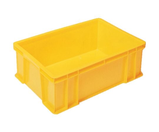 S型コンテナ　有効内寸607×397×209mm　黄