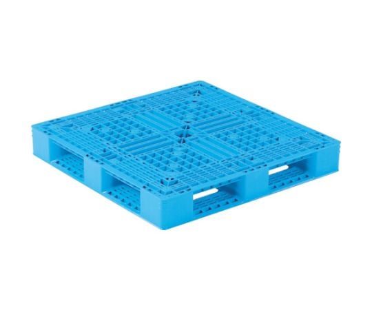 プラスチックパレット 812200 D4-1111-12ライトブルー