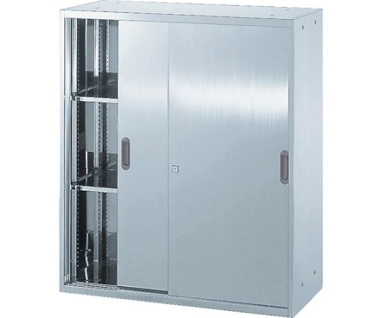 ステンレス保管庫（D500）　引違　900XH1050