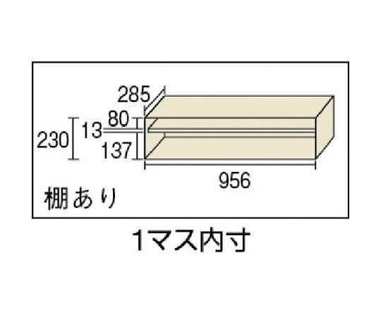 オープンシューズケース　6段　1006X300XH1600　NPL6