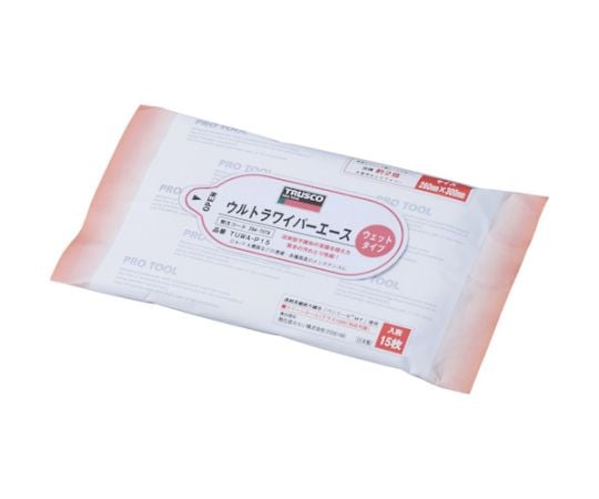 【危険物】トラスコ中山61-3306-02ＴＵＷＡＰ１５ウルトラワイパーエース【15セット入】(as1-61-3306-02)