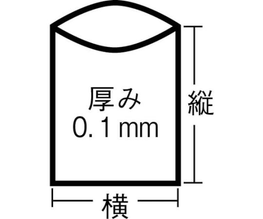 61-3317-09 業務用ポリ袋0.1×20L 10枚入 S-0020