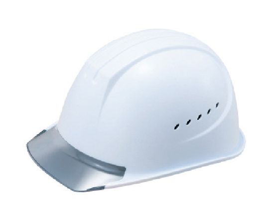 エアライト搭載ヘルメット通気孔付き(PC製・透明ひさし型) ST#1610-JZV(EPA) 帽体色 ホワイト 1610-JZV-V2-W3-J