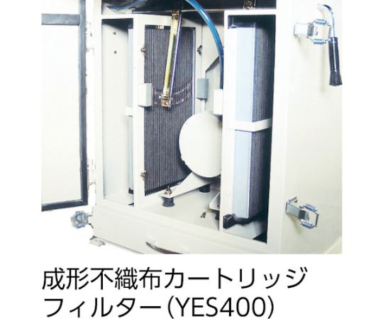 61-3348-74 集塵装置付作業台 YESシリーズ（アクリルフード仕様）単相