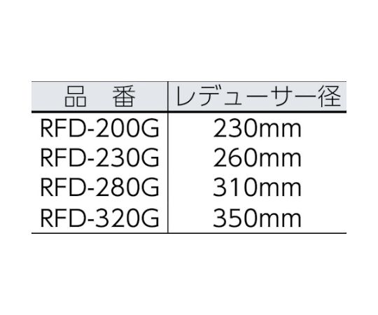 61-3351-55 フレキシブルダクト不燃型 Φ320X長さ5m RFD-320G 【AXEL