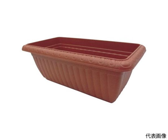111262　レリーフプランター　テラコッタブラウン　850