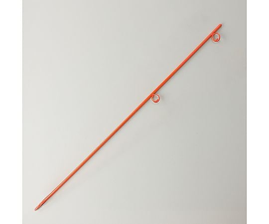 なかさん専用サイズ4 ロープ張り支柱（2段式） オレンジ ロープガイド-1500YR スチール製