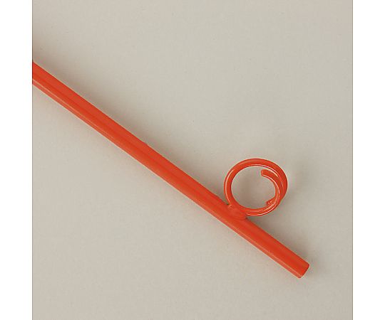 ロープ張り支柱（2段式） オレンジ ロープガイド-1500YR スチール製