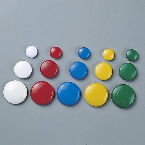 丸型カラーマグネット マグネ40（3/青）40mmφ 1組（10個入）