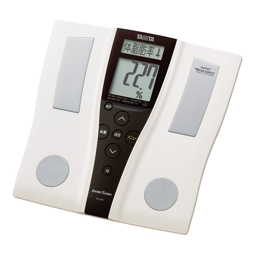 61-3442-86 体組成計 インナースキャン パールホワイト BC-250 【AXEL