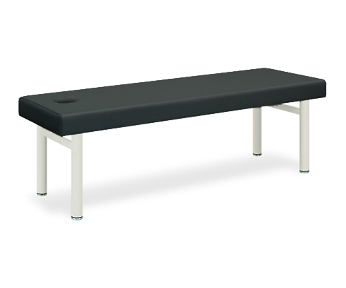 61-3476-94有孔外脚H型DXベッド 幅65×長さ180×高さ55cm 黒TB-941U