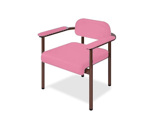 ホームチェアーC1 幅40(全幅57)×奥行50(座面奥行40)×座高44(全高67)cm ピンク