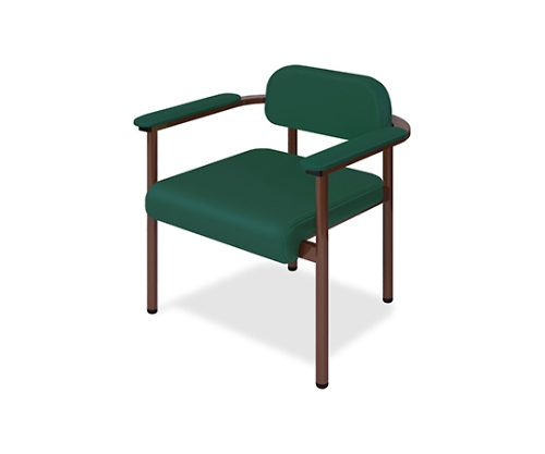 ホームチェアーC1 幅40(全幅57)×奥行50(座面奥行40)×座高44(全高67)cm メディグリーン