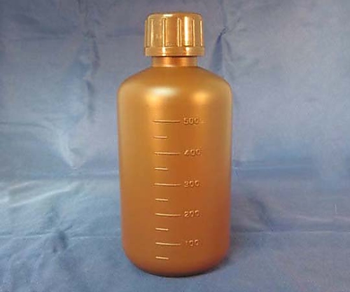PE細口瓶（茶） 500ml M1-002-05