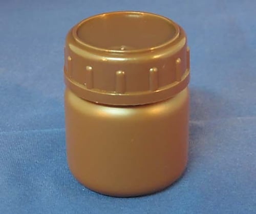 短型ポリ広口瓶（茶） 50ml M1-006-02