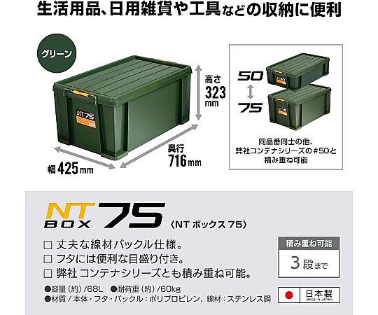 取扱を終了した商品です］61-3519-66 NTボックス #75 443170 【AXEL