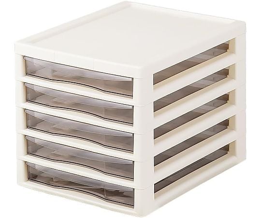 アプロス浅型5段 アイボリー