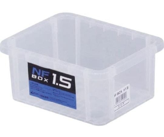 61-3519-85 NFボックス #1.5 クリア 444002 【AXEL】 アズワン