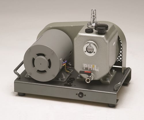 ベルト駆動型油回転真空ポンプ AC100V 単相 50Hz