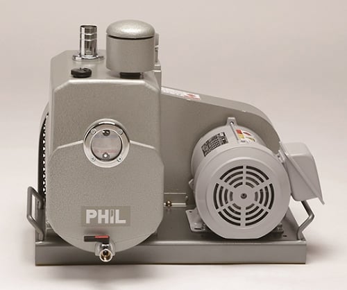 ベルト駆動型油回転真空ポンプ AC100V 単相 60Hz