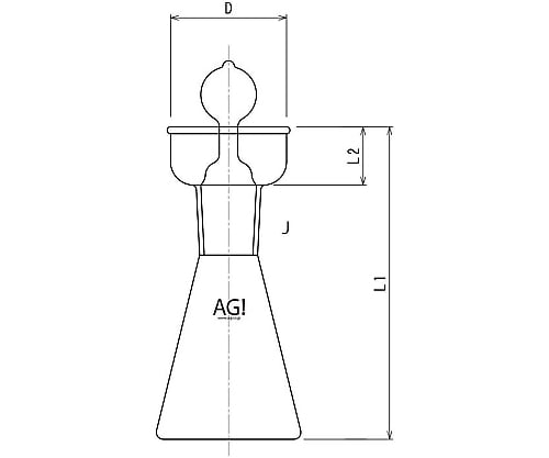 沃素フラスコ　500mL