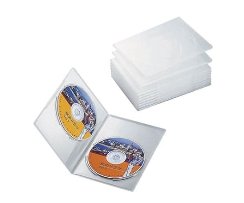DVDスリムトールケース 両面収納(10枚パック・クリア)