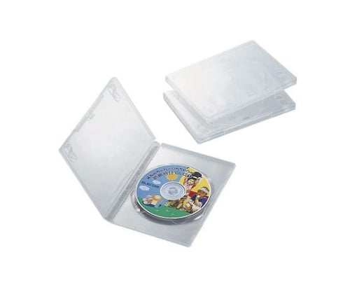 DVDトールケース（3枚パック・クリア） CCD-DVD01CR