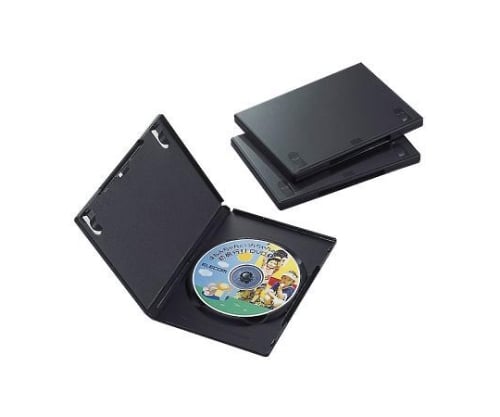 DVDトールケース（3枚パック・ブラック） CCD-DVD01BK