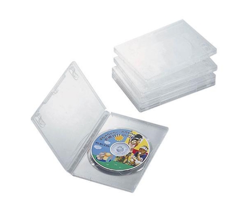 DVDトールケース（5枚パック・クリア） CCD-DVD02CR