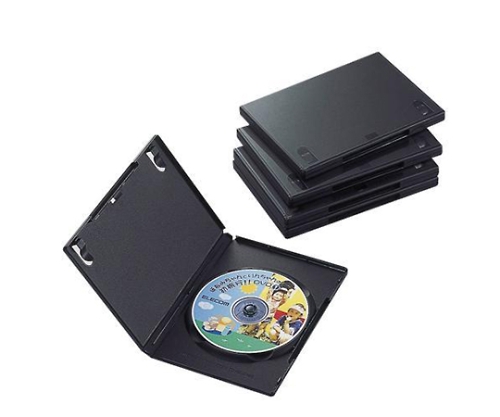 DVDトールケース（5枚パック・ブラック） CCD-DVD02BK
