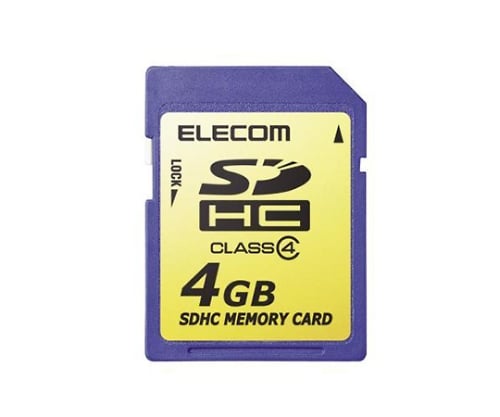 61-3642-67 SDカード 4GB SDHC対応 MF-FSDH04G