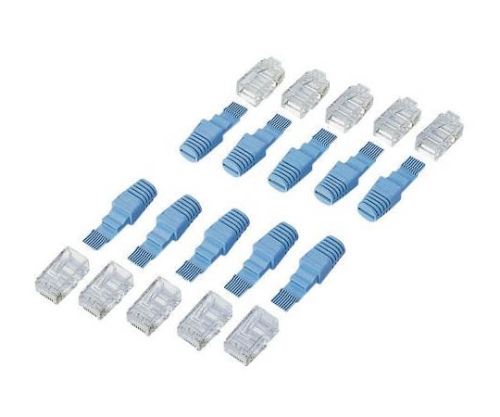 スーパーフラットケーブル用RJ45コネクタ 1パック（10個入）