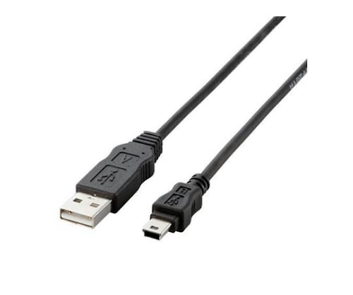 RoHS対応USBケーブル A-ミニB 0.5m ブラック USB-ECOM505