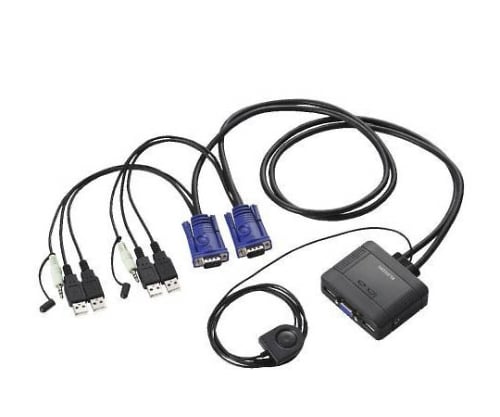 USB⇔USBパソコン切替器 オーディオ切替