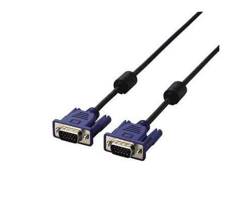 D-sub15ピン(ミニ)ケーブル スリム 1.5m ブラック