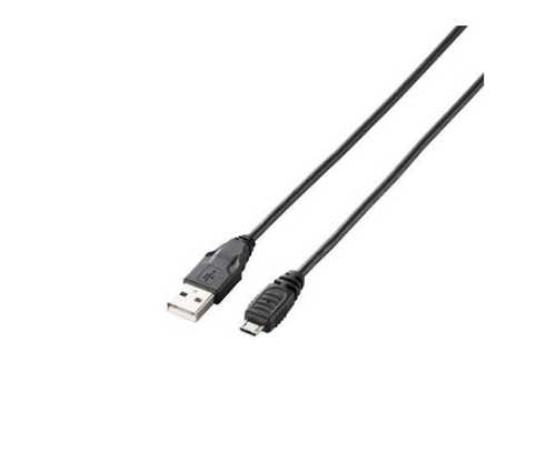 USB2.0ケーブル A-microBタイプ ノーマル 1m ブラック U2C-AMB10BK