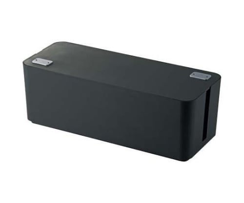 ケーブル収納ボックス 大 ブラック