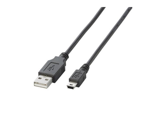 タブレットPC用USB2.0ケーブル A-miniB 1m TB-M10BK