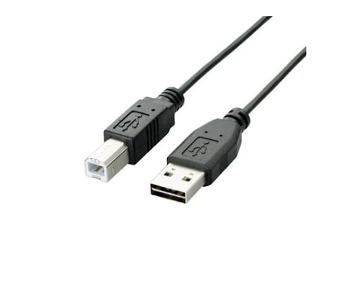 USB2.0ケーブル リバーシブルコネクタ A-Bタイプ ノーマル 3m ブラック