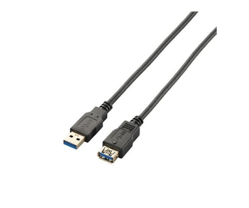 USB3.0ケーブル A-A延長タイプ スタンダード 2m ブラック
